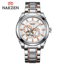 NAKZEN Men Automatic Watch Miyota 82S7 Sapphire Luxury Mechanical Wristwatch Stainless Steel Waterproof Watch Clock relogio 6023