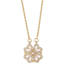 Four-Leaf Clover Hearts Necklace