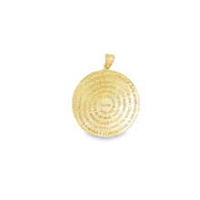 Filled Prayer Pendant, Religious jewelry, Catholic Jewelry (A96)