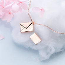 Envelope Locket Necklace - Personalized Love Letter Jewelry